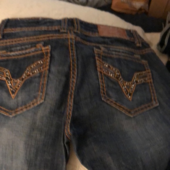 VIGROSS JEANS med wash size 27 - Picture 1 of 3
